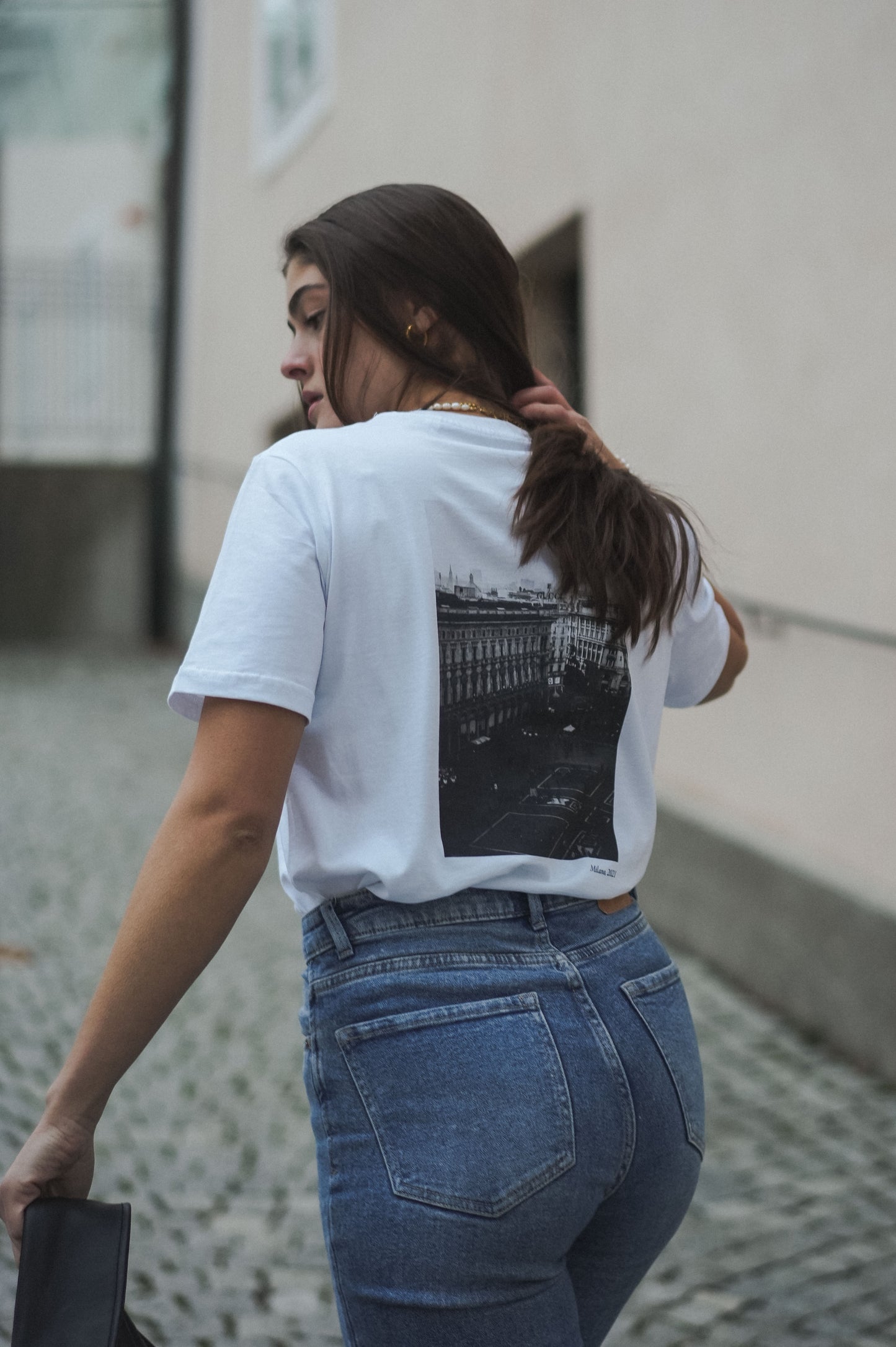 Photo printed T Shirt backside Milano II