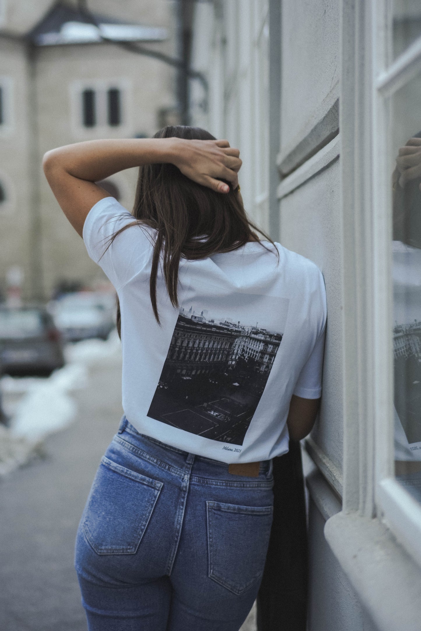 Photo printed T Shirt backside Milano II