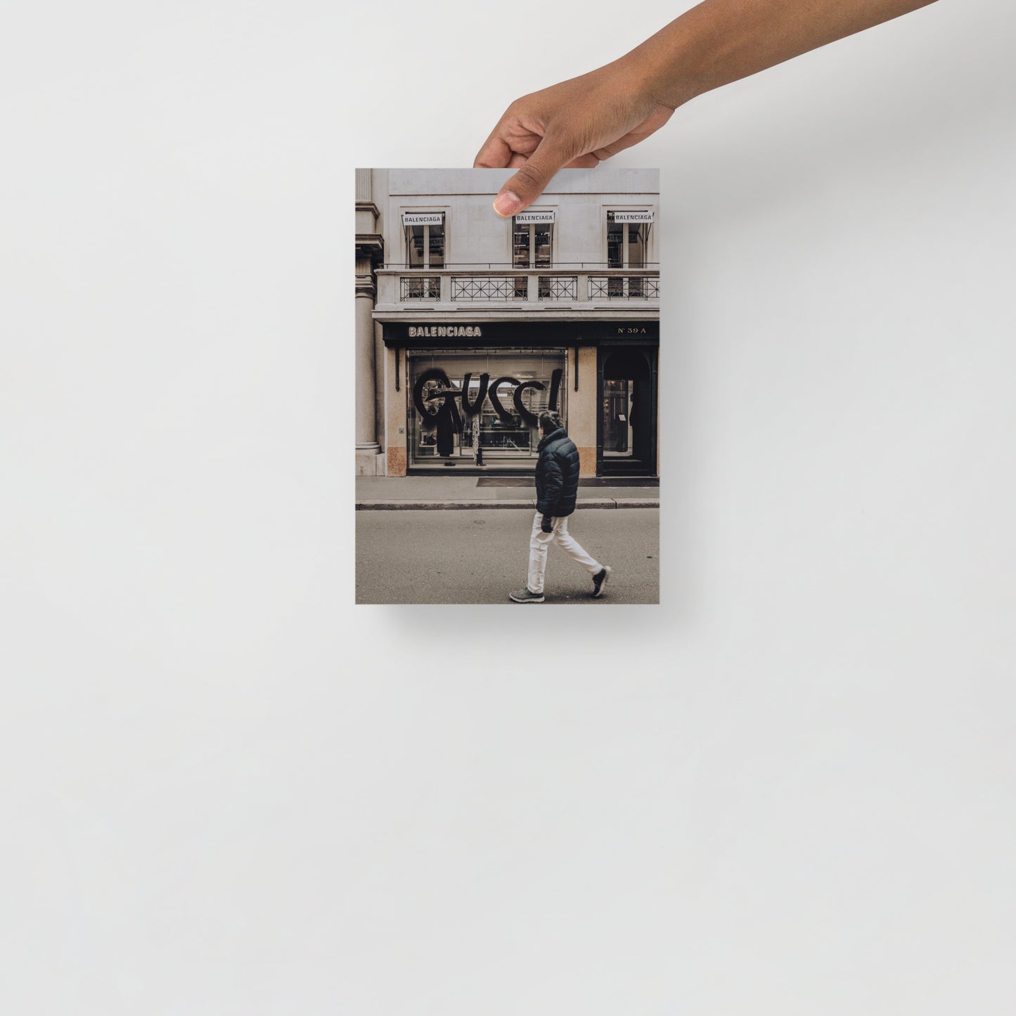 Balenciaga x Gucci Shop Mailand Straßenfotografie Farbe II