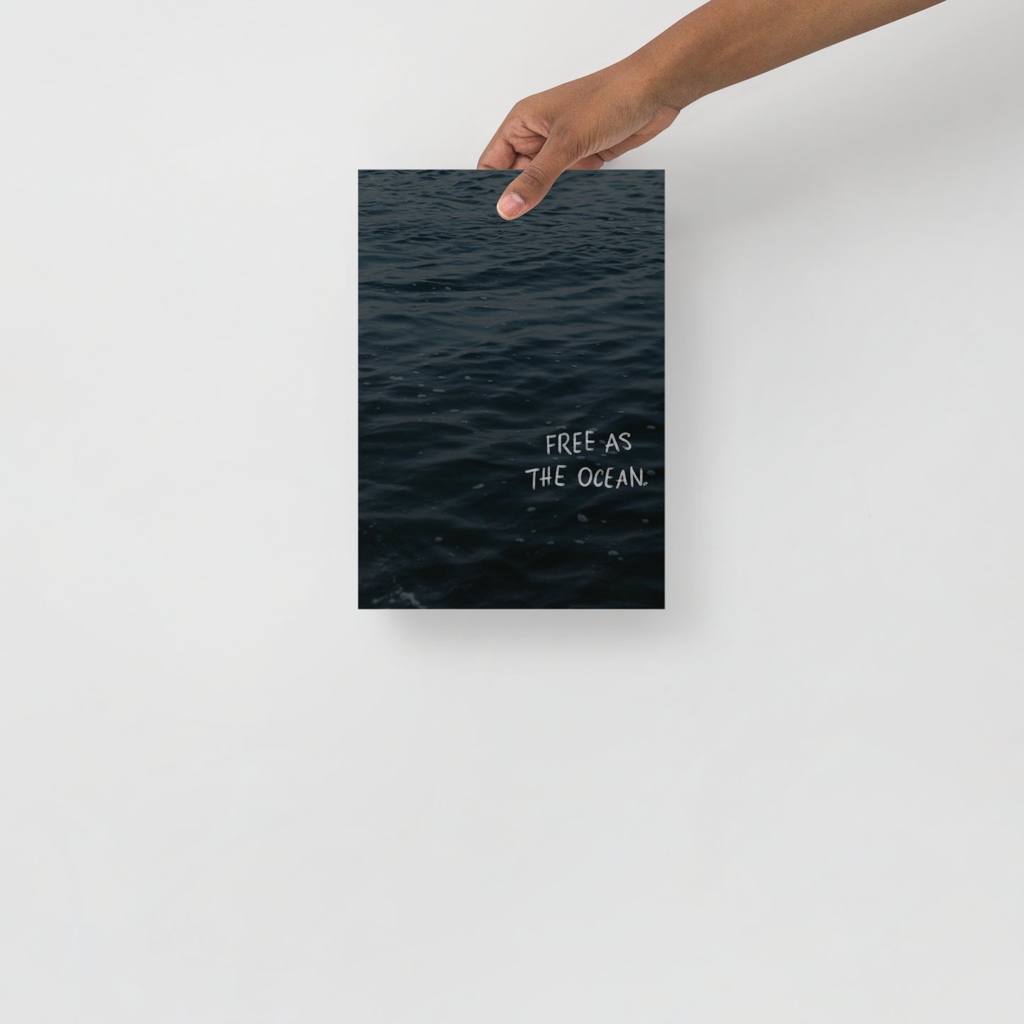 free as the ocean – Wandbild Meer