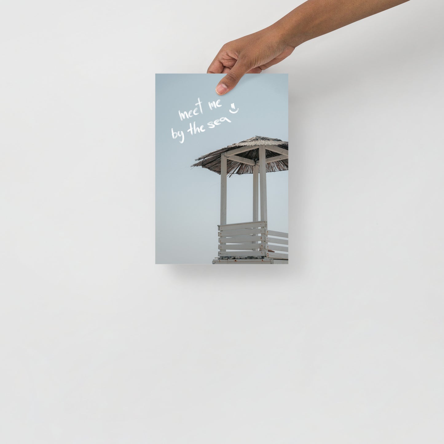 meet me by the sea - Strandturm Montenegro Wandbild