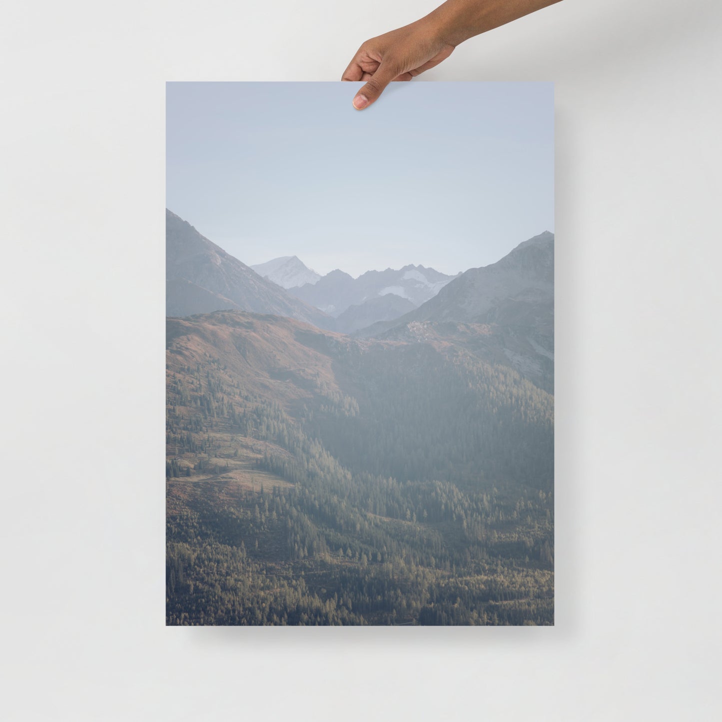 Herbstliche Berglandschaft in Österreich - Poster für eine traumhafte Atmosphäre