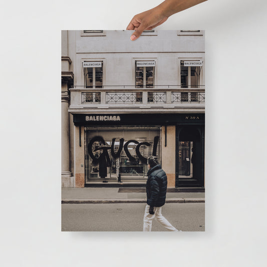 Balenciaga x Gucci Shop Mailand Straßenfotografie Farbe II