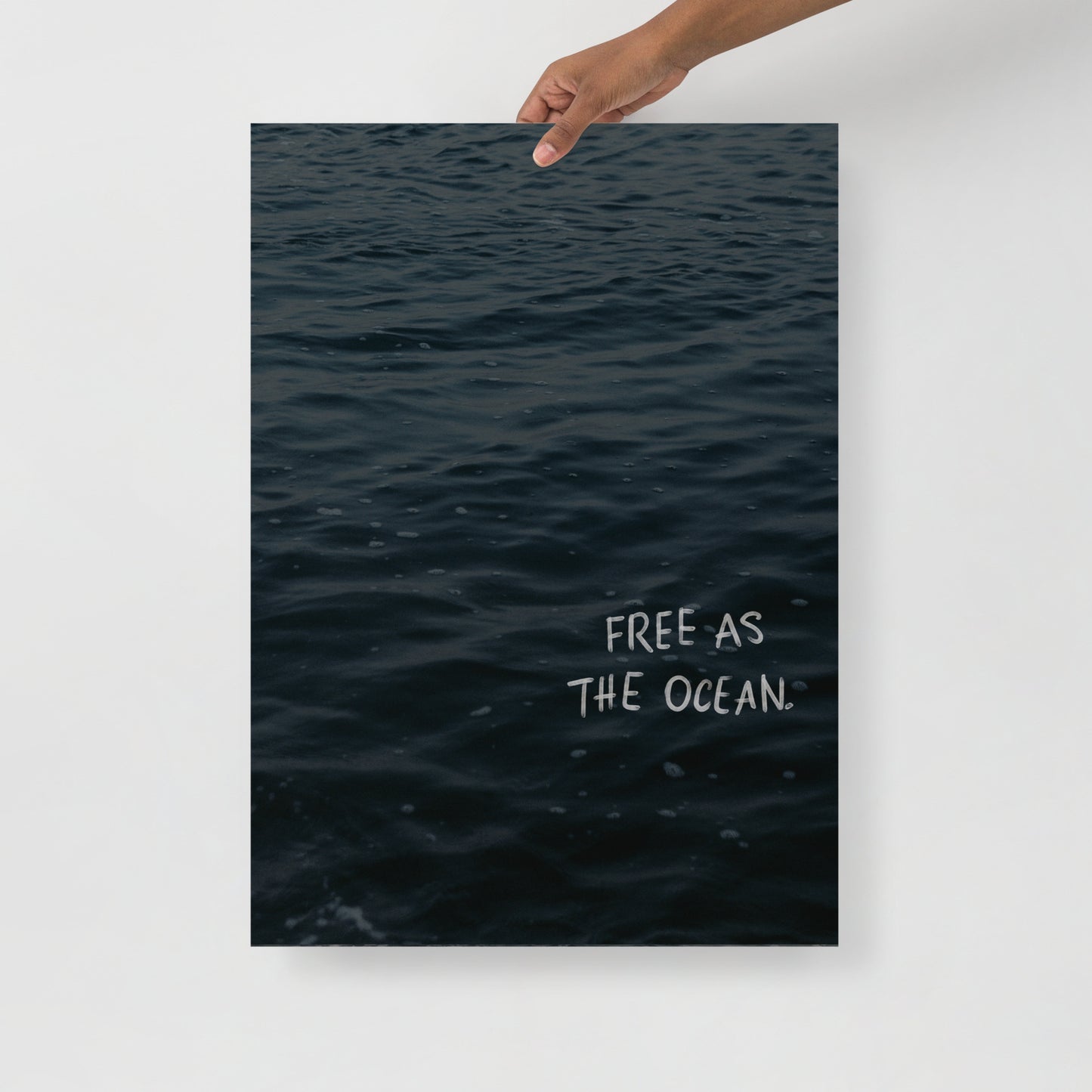 free as the ocean – Wandbild Meer